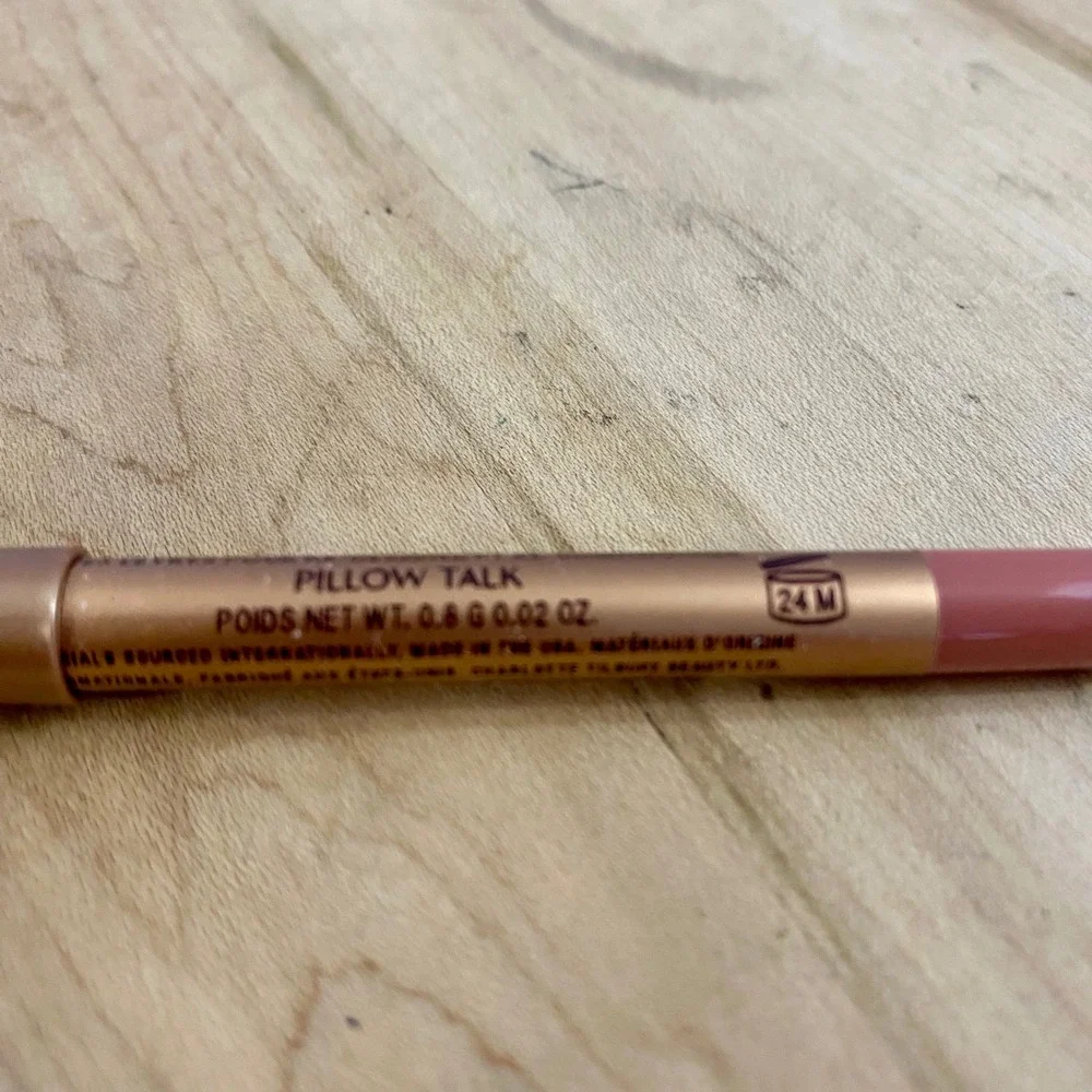 Charlotte Tilbury Lip Cheat Lip Liner Pillow Talk Travel Size Mini 0.02oz NEW